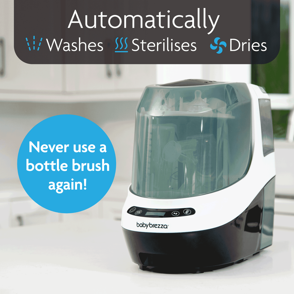 Baby Brezza Bottle Washer Pro Features