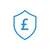 A blue shield icon containing a pound symbol.