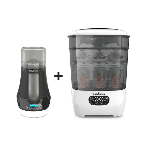 WARM & CLEAN BUNDLE: Steriliser Dryer Advanced + Bottle & Breastmilk Warmer