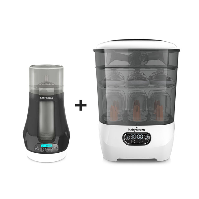 WARM & CLEAN BUNDLE: Steriliser Dryer Advanced + Bottle & Breastmilk Warmer