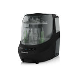 The Baby Brezza UK Bottle Washer Pro is a black all-in-one washer, steriliser, and dryer with electronic controls and transparent lid—removing 100% of milk residue from baby bottles and accessories on two spacious racks. - product thumbnail