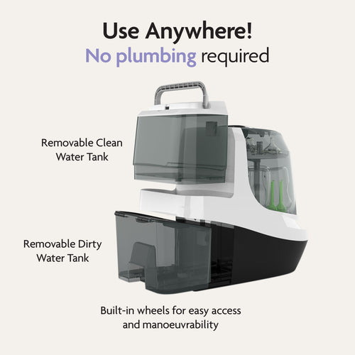 Bottle Washer Pro - All In One Washer, Steriliser, Dryer - REMOVES 100% of Milk Residue - product thumbnail