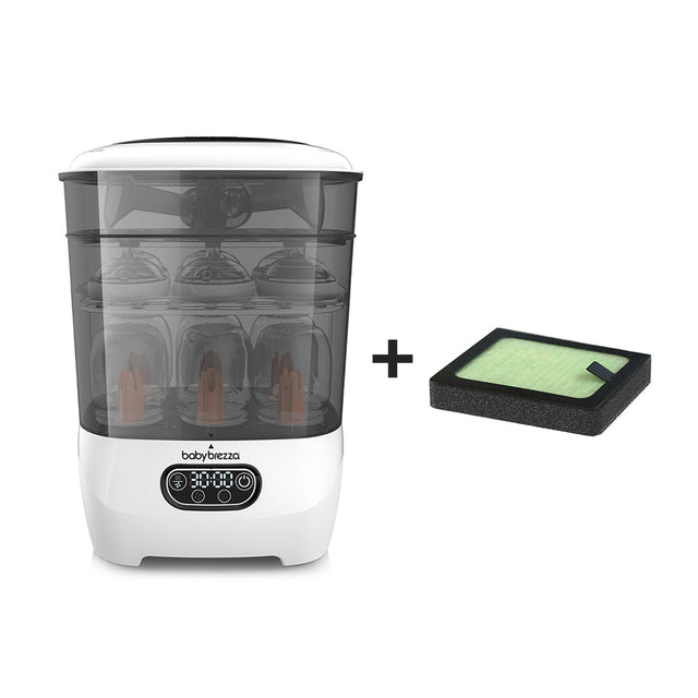 BUNDLE: Steriliser Dryer Advanced + Hepa Filter - White and Black