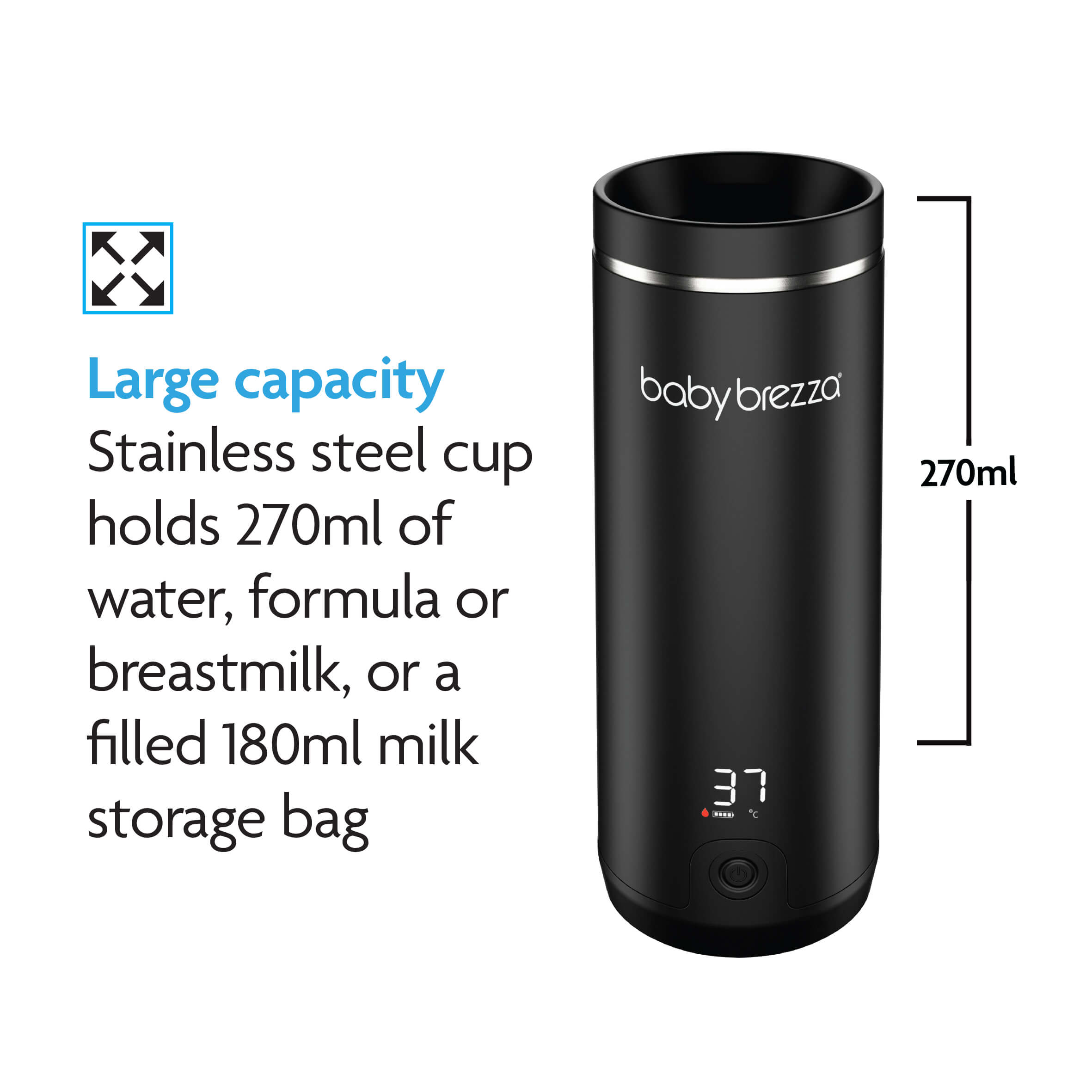 A white Baby Brezza UK BIG BREZZA BUNDLE includes the Formula Pro Advanced, Bottle Washer Pro, and more—ideal for prepping water, formula, or breastmilk and a perfect match with your automatic bottle sterilizer. - product thumbnail