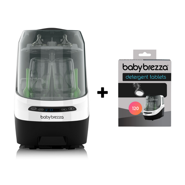 BUNDLE: Bottle Washer Pro + Detergent Tablets (120pcs) - White and Black