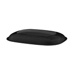 A black, rectangular, hard-shell rooftop cargo box with smooth edges and a low-profile design—perfect for storing items like your Baby Brezza UK Steriliser Dryer Replacement Lid securely on the go. - product thumbnail