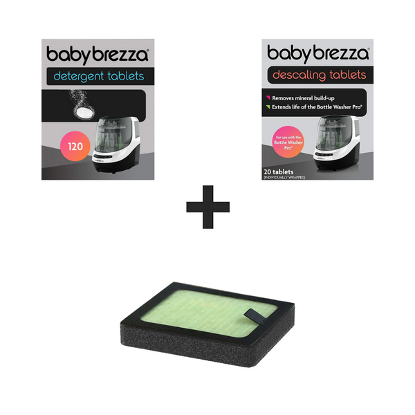 BUNDLE: Detergent Tablets, Descaling Tablets + Hepa Filter for the Bottle Washer Pro