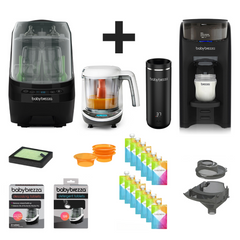 PRE-ORDER: BIG BREZZA BUNDLE- Formula Pro Advanced, Bottle Washer Pro, Portable Bottle Warmer, Food Maker and All Accessories - Black